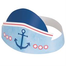 Nautical Boys 1st Birthday Party Favour Hats