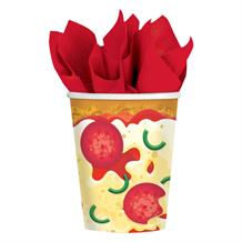 Pizza Party Paper Cups