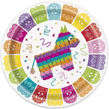 Mexican Fiesta Party 23cm Party Plates