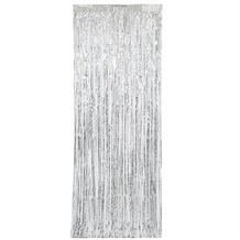 Silver Doorway Hanging Fringe Curtain Party Decoration