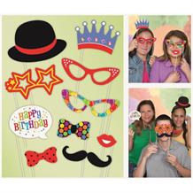 Confetti Birthday Photo Booth Party Props