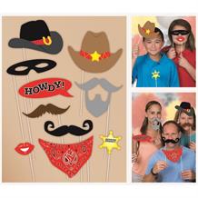 Western Cowboy Photo Booth Party Props