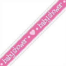 Pink Baby Shower Party Foil Banner | Decoration
