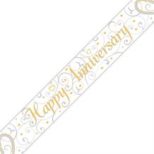 Happy Anniversary Foil Banner | Decoration
