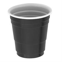 Black Shot Plastic Party Cups