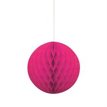Neon Pink Honeycomb Ball Party Hanging Decorations