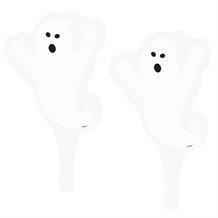 Ghost Cake Picks | Toppers Halloween Decoration