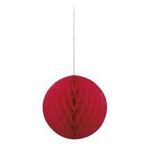 Red Honeycomb Ball Party Hanging Decorations