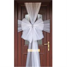 White Eleganza Door Bow | Decoration