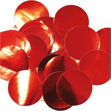 Red Metallic Foil 15mm Table Confetti | Decoration