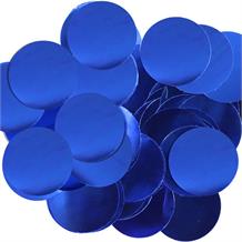 Royal Blue Metallic Foil 15mm Table Confetti | Decoration