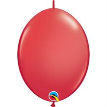 Red Quick Link 12" Qualatex Helium Quality Decorator Latex Party Balloons