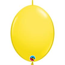 Yellow Quick Link 12" Qualatex Helium Quality Decorator Latex Party Balloons