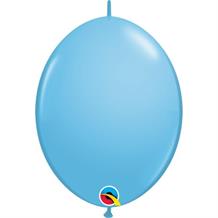 Baby Blue Quick Link 12" Qualatex Helium Quality Decorator Latex Party Balloons