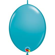 Tropical Teal Blue Quick Link 12" Qualatex Helium Quality Decorator Latex Party Balloons