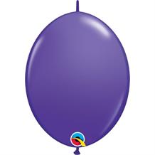 Purple Violet Quick Link 12" Qualatex Helium Quality Decorator Latex Party Balloons