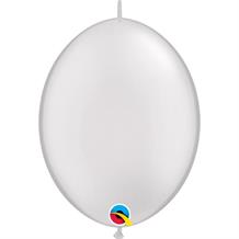 Pearl White Quick Link 12" Qualatex Helium Quality Decorator Latex Party Balloons