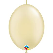 Pearl Ivory Quick Link 12" Qualatex Helium Quality Decorator Latex Party Balloons