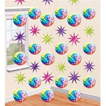 1970’s Disco Ball Hanging String Party Decorations