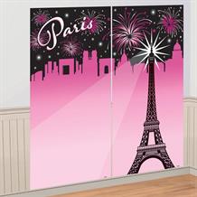 A Day in Paris Giant Scene Setter Party Decoration