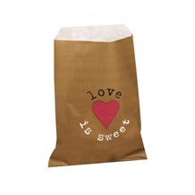 Rustic Kraft Wedding Sweet Bags Hearts | Party Save Smile