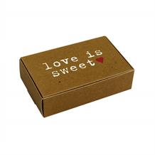 Rustic | Kraft | Heart Wedding Cake Box