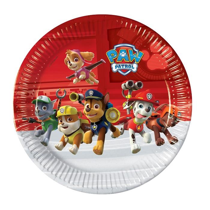 Paw Patrol Let’s Roll 23cm Party Plates