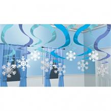 Winter Wonderland | Christmas Hanging Swirl Party Decorations