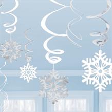 Snowflake | Christmas Hanging Swirl Party Decorations