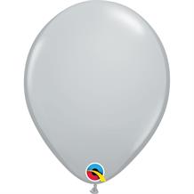 Grey 5" Qualatex Helium Quality Decorator Latex Party Balloons