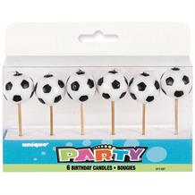 3D Soccer | Football Party Cake Candles | Decoration