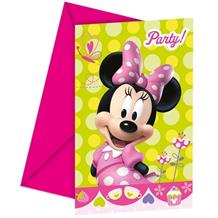 Minnie Mouse Bow-Tique Party Invitations | Invites