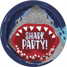 Shark Party 23cm Party Plates