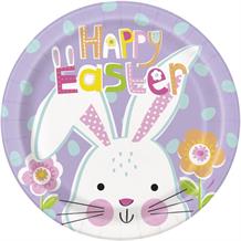 Easter | Rabbits | Lilac 23cm Plates