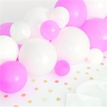 Pink, White and Gold Balloon Garland | Arch Kit