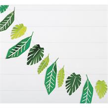 Safari Leaves Foil Garland Banner | Decoration