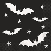 Black Bats | Halloween Party Napkins | Serviettes