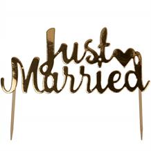 Just Married Cake Topper | Decoration