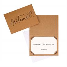Rustic Will You Be My Bridesmaid Cards | Party Save Smile