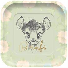 Bambi Cute Square Platter Party Plates