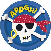 Pirate Party 23cm Plates