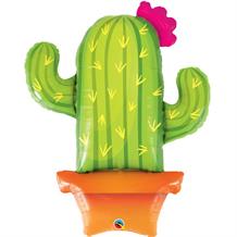 Cactus Potted Giant 39" Foil | Helium Balloon
