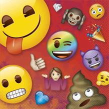 Emoji Rainbow Fun Party Napkins | Serviettes
