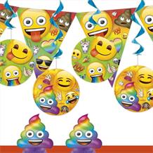 Emoji Rainbow Fun Party 7pc Decoration Set