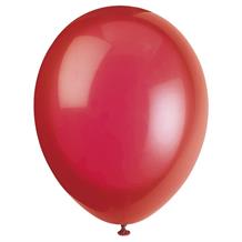 Scarlet Red 12" Party Latex Balloons