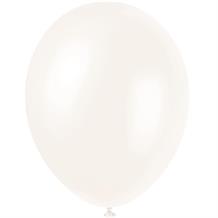 Iridescent White 12" Party Latex Balloons