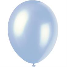 Sky Blue Pearl Crystal Party Latex Balloons