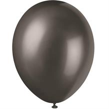 Ink Black Pearl Party Latex Balloons