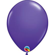 Purple 11" Qualatex Helium Quality Decorator Latex Party Balloons