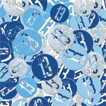 Blue & Silver 13th Birthday Confetti | Party Save Smile